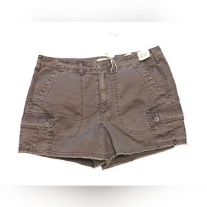 witty Fox Gray Mid Rise Utility Shorts Size 9/29 Women's Shorts